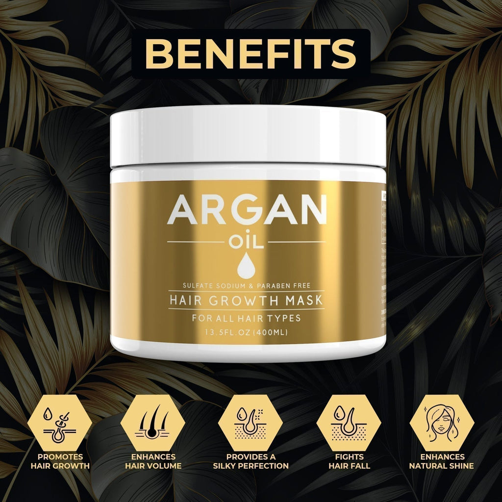 Organic Hair Growth with Argan Oil Bundle