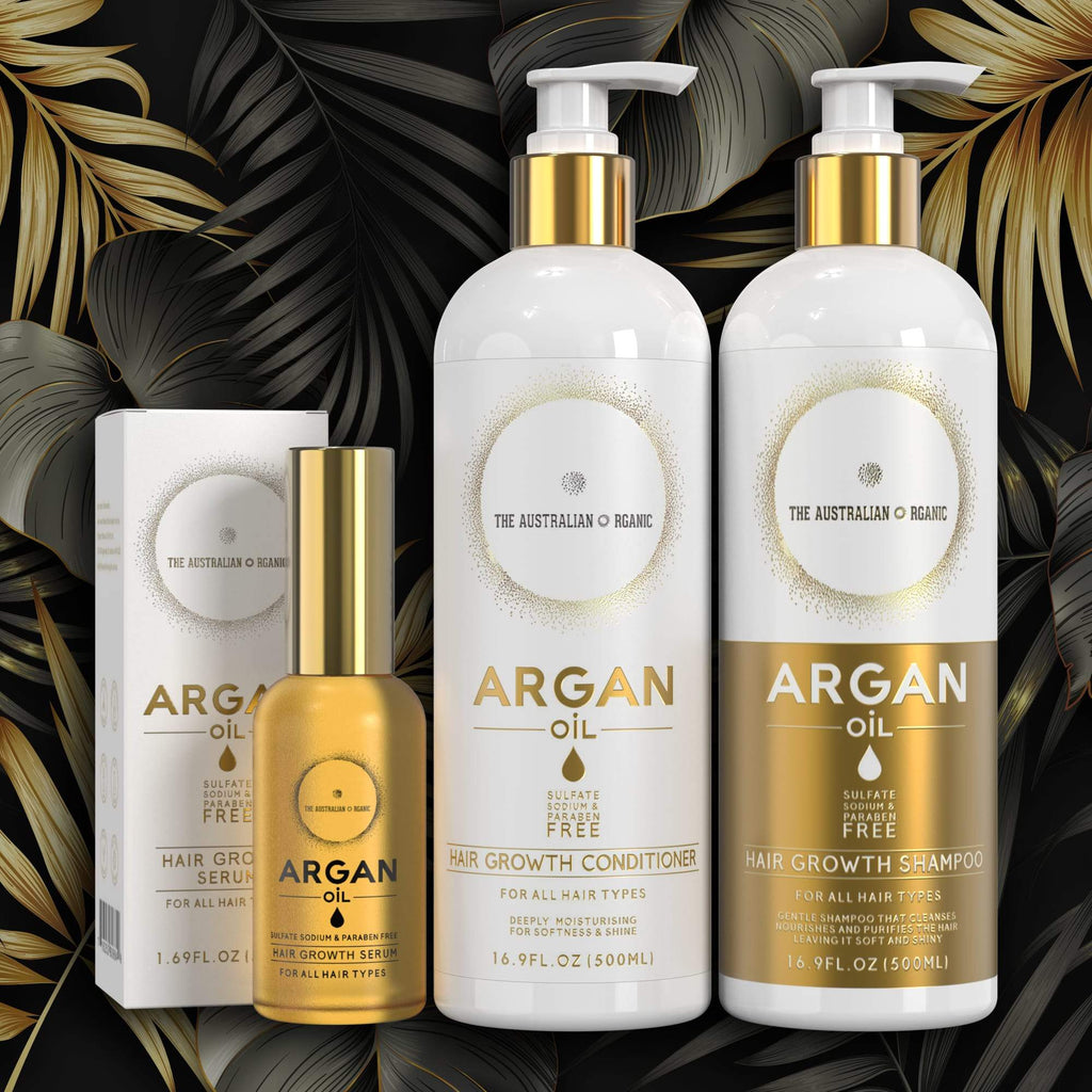 Argan Oil Hair Growth Shampoo Bundle